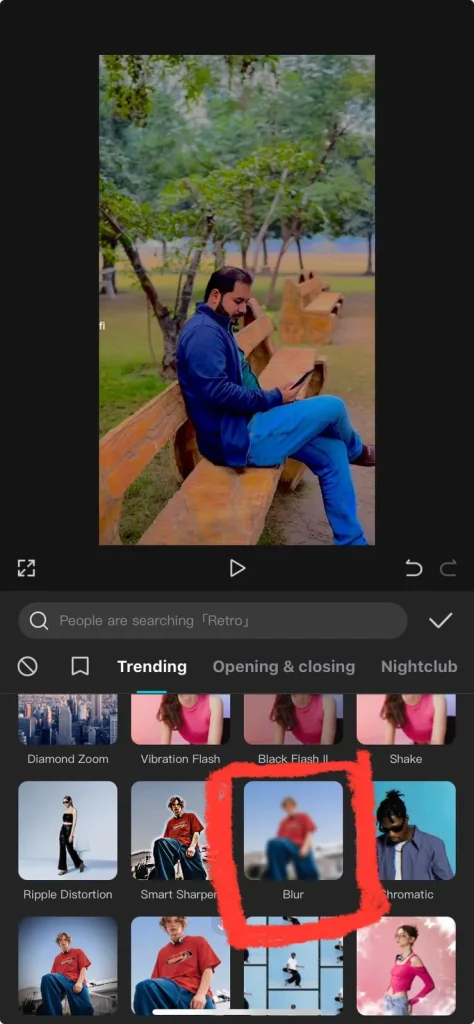 How to Blur on CapCut